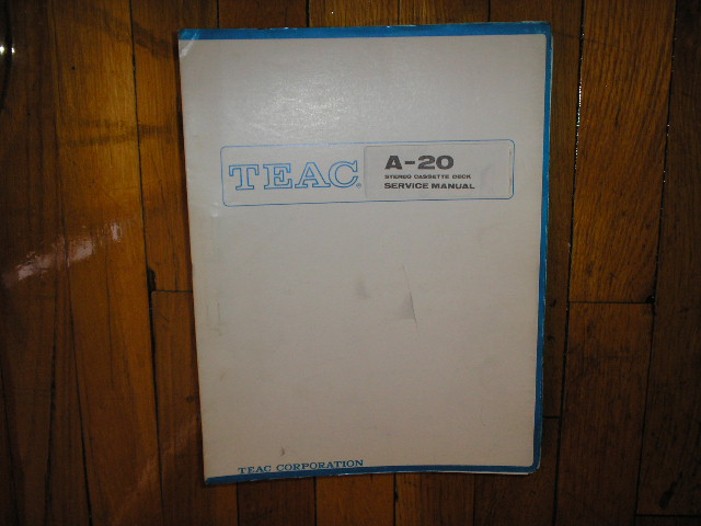 A-20 A-20S Cassette Deck Service Manual