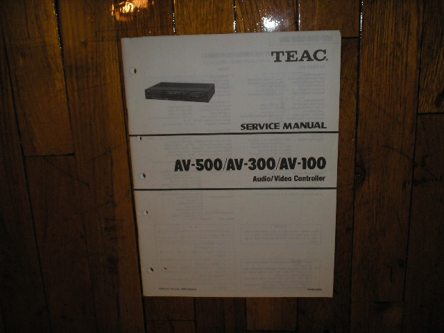 AV-100 AV-300 AV-500 A/V Controller Service Manual