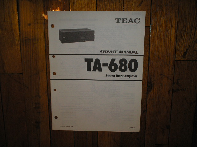 TA-680 Tuner Service Manual