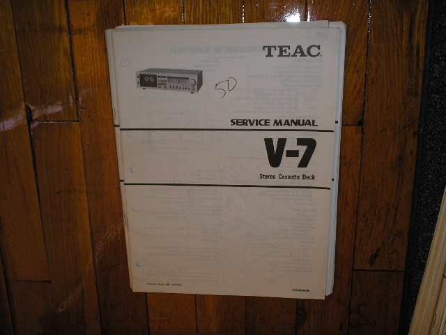 V-7 Cassette Deck Service Manual