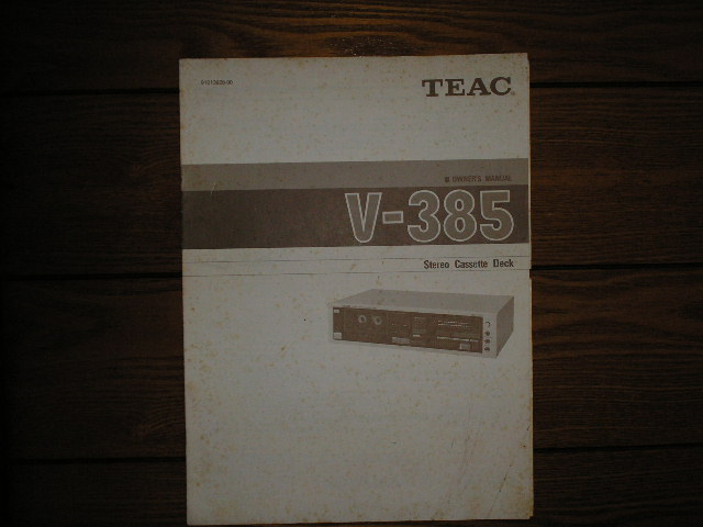 V-385 Cassette Deck Owners Manual