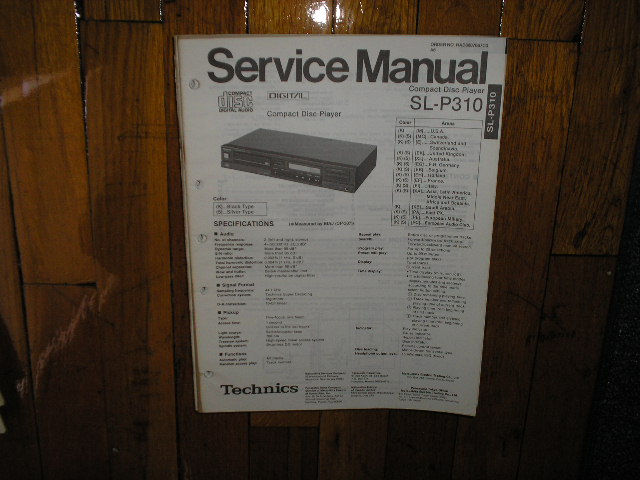 SL-P310 CD Player Service Manual