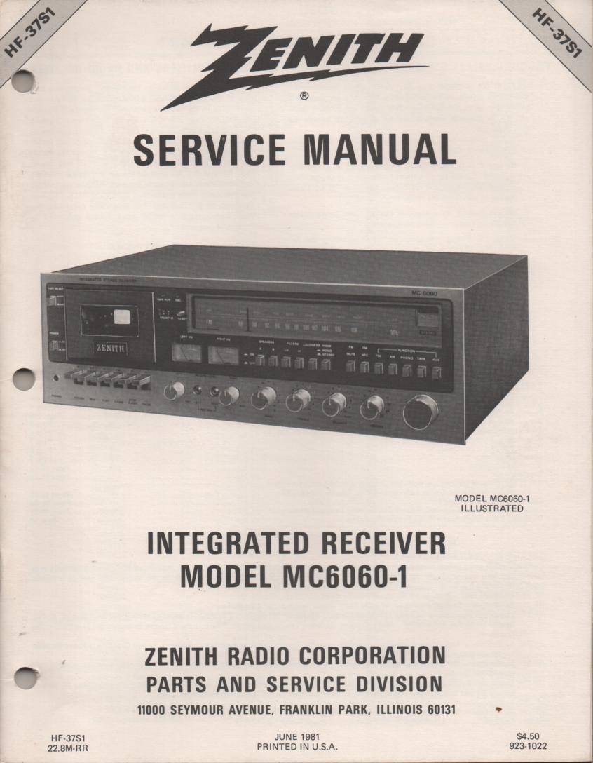 MC6010-1 Stereo System Service Manual HF37S1