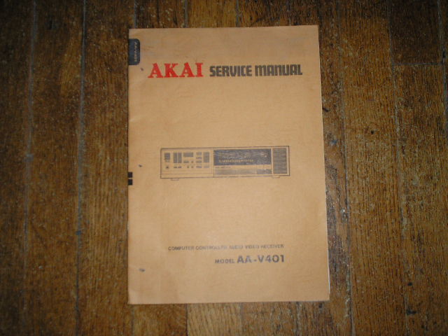 AA-V401 Audio Video Receiver Service Manual