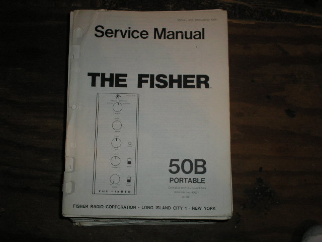 50-B Amplifier Service Manual  for Serial no. 40001 and up