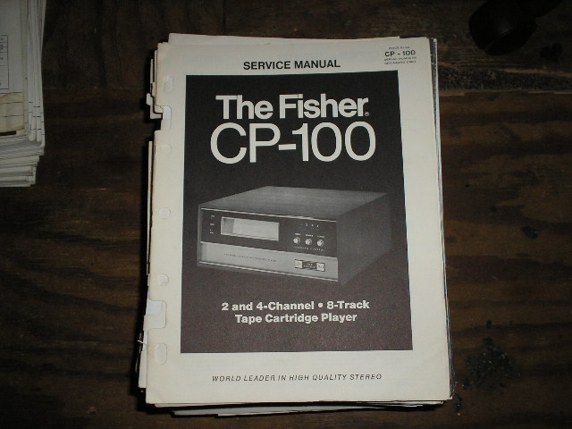 CP-100 8 Track Player Service Manual 