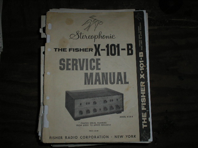X-101-B Control Amplifier Service Manual for Serial no. 60001 - 69999 