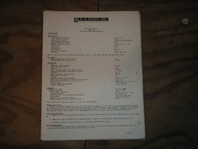 344 Tuner Amplifier Service Manual.. Schematic is dated Sept 21st 1964 and Oct. 3rd 1964