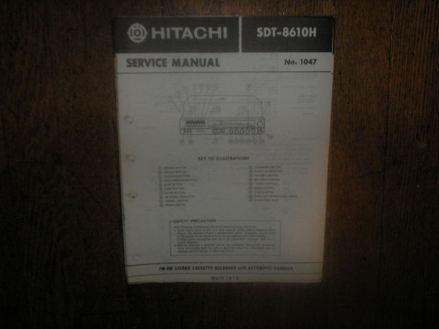 SDT-8610H  Stereo System Service Manual