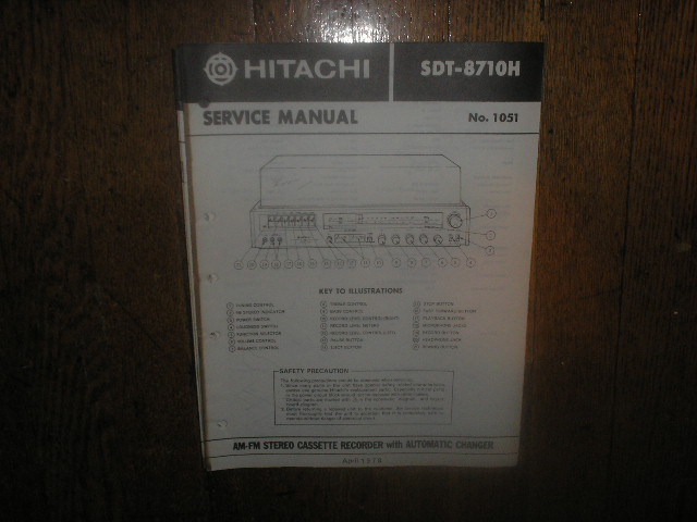 SDT-8710H  Stereo System Service Manual