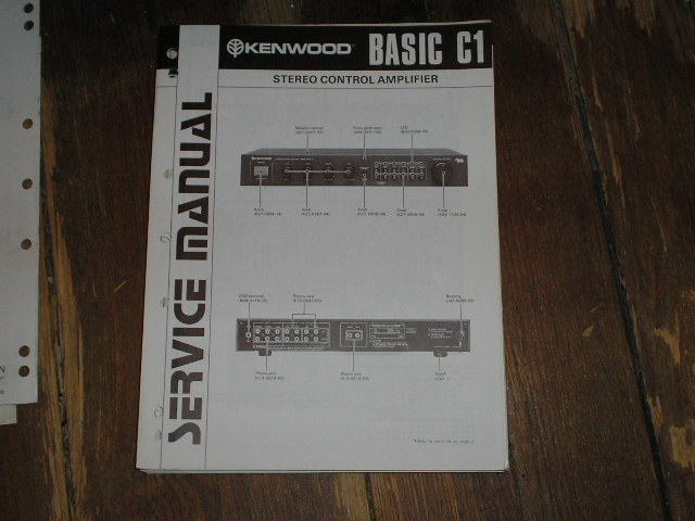 Basic C1 Amplifier Service Manual   B-51-1339   ..880