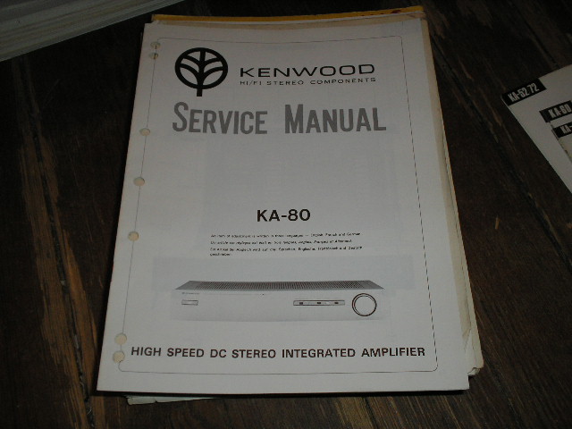 KA-80 Amplifier Service Manual
B51-0666...880