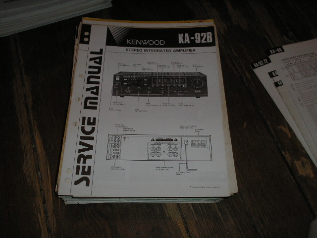 KA-92B Amplifier Service Manual  B51-1600...888