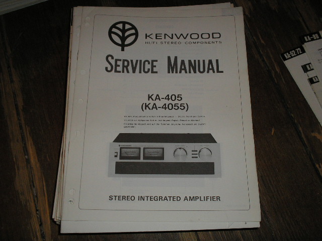KA-405 KA-4055 Amplifier Service Manual
