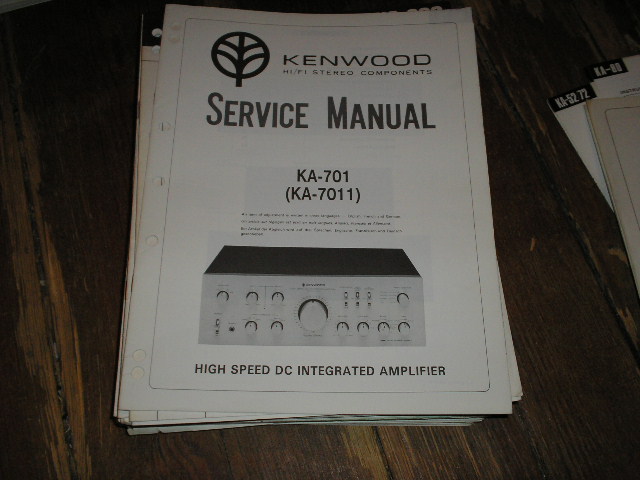 KA-601 KA-6011 Amplifier Service Manual