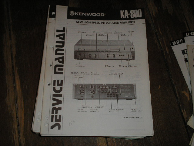 KA-800 Amplifier Service Manual
B51-0755...880