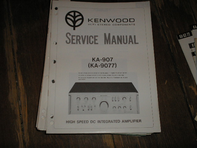 KA-907 KA-9077 Amplifier Service Manual