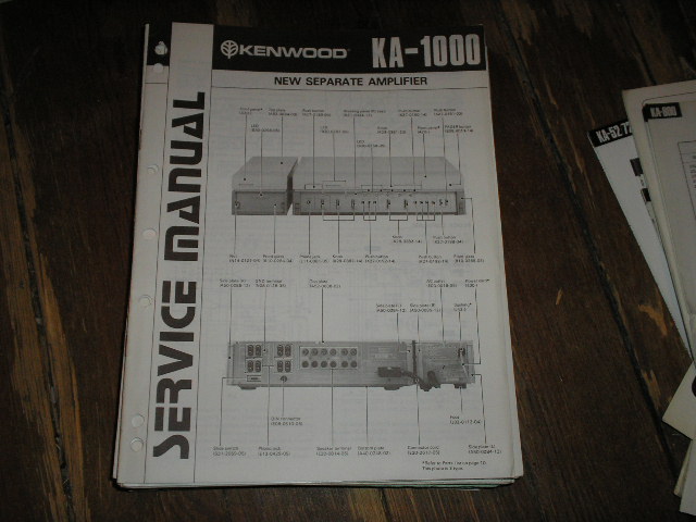 KA-1000 Amplifier Service Manual