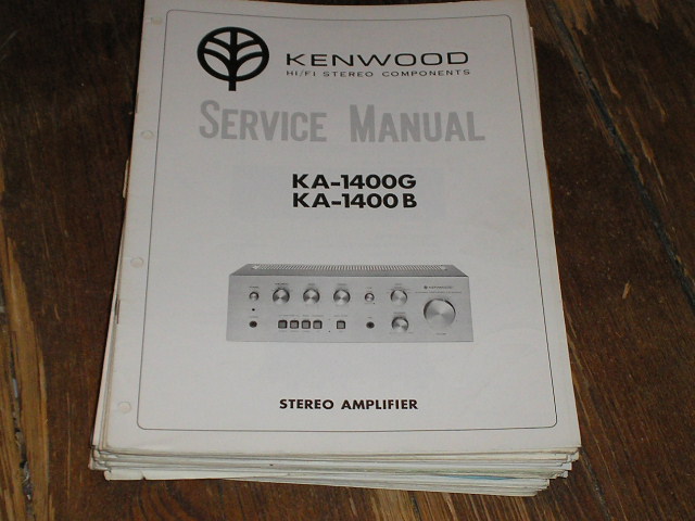 KA-1400B KA-1400G 
Amplifier Service Manual
