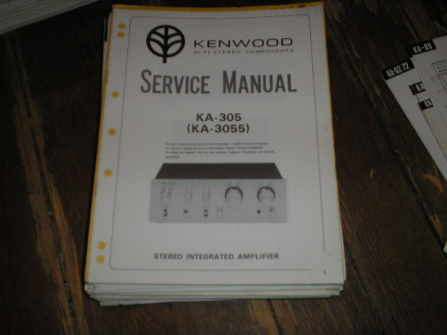KA-3055 KA-305 Amplifier Service Manual