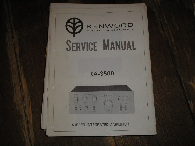 KA-3500 Amplifier Service Manual