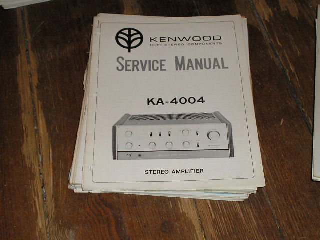 KA-4004 Amplifier Service Manual