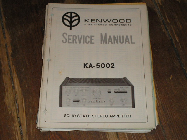 KA-5002 Amplifier Service Manual