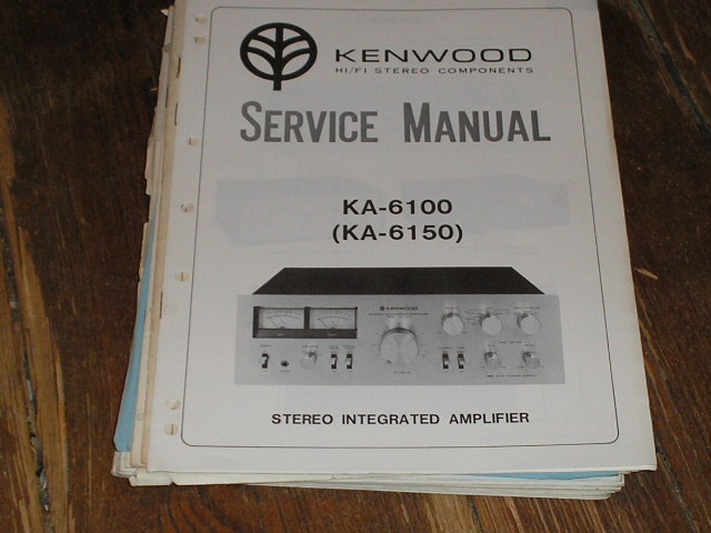 KA-6100 KA-6150 Amplifier Service Manual