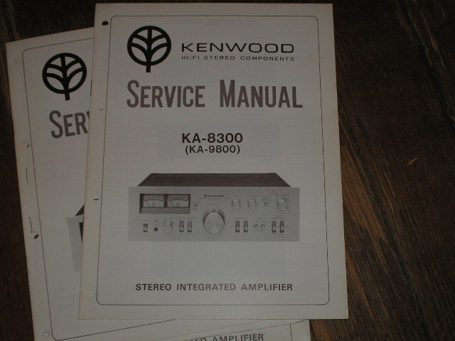 KA-8300 KA-9800 Amplifier Service Manual