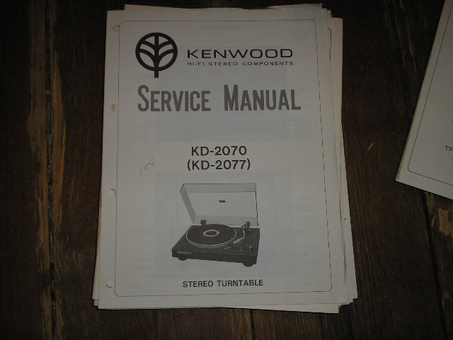 KD-2070 KD-2077
Turntable Service Manual