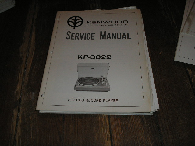 KP-3022 Turntable Service Manual