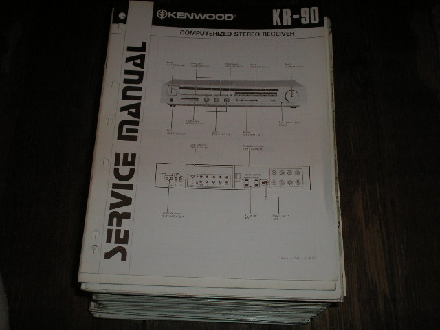 KR-90 Receiver Service Manual B51-1284...880