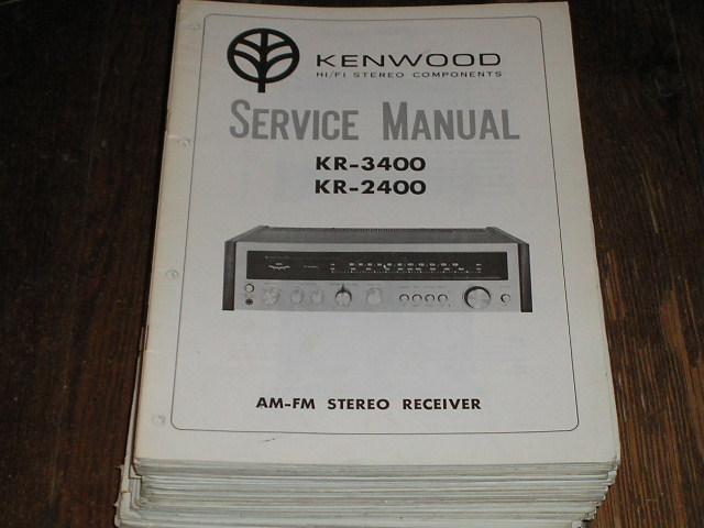 KR-2400 KR-3400 Receiver Service Manual