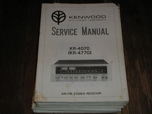 KR-4070 KR-4770  Receiver Service Manual