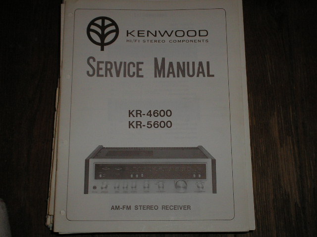 KR-4600 KR-5600 Receiver Service Manual