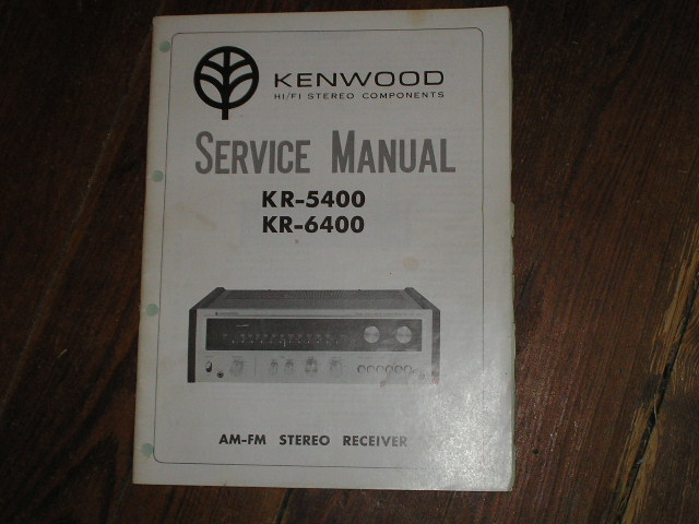 KR-5400 KR-6400 Receiver Service Manual