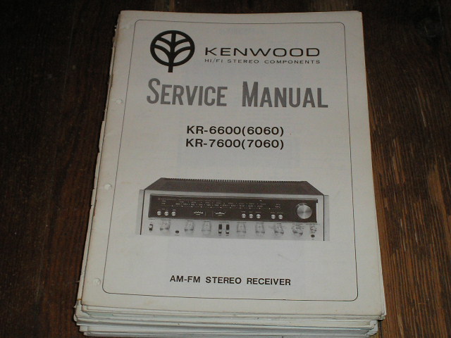 KR-7600 KR-6060 KR-6600 KR-7060 Receiver Service Manual