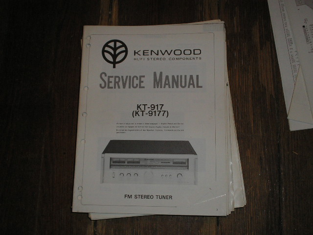 KT-1000 Tuner Service Manual 1970s Version 