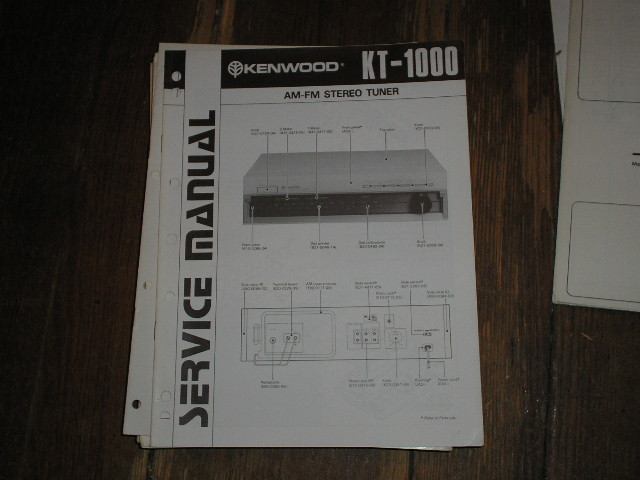 KT-1000 TUNER Service Manual  B51-0751...132
1980s Version