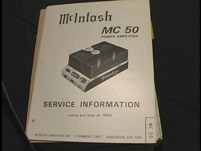 MC 50 Power Amplifier Schematic Starting with Serial No 10U01