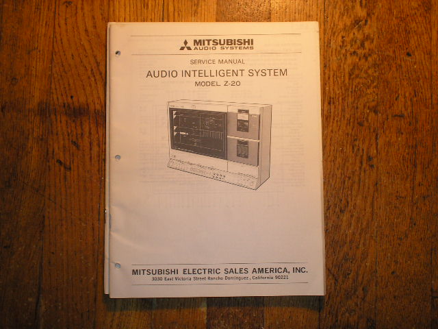 Z-20 INTELLIGENT AUDIO COMPONENT SYSTEM Service Manual
