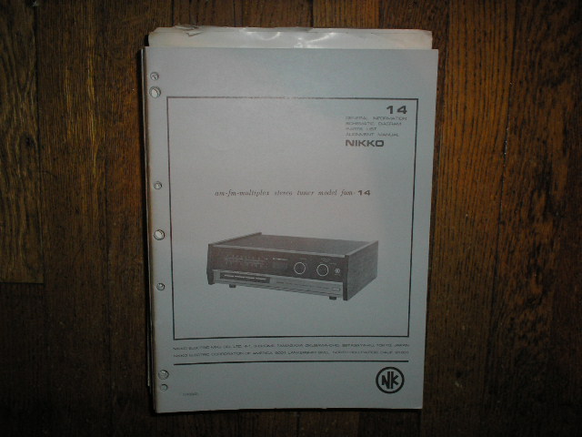 FAM-14 Tuner Service Manual with Schematic