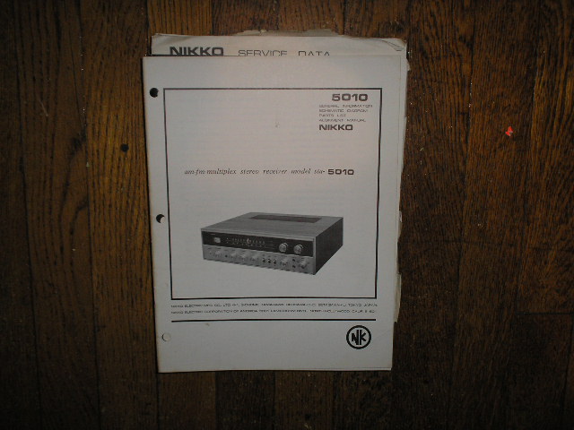 STA-5010 AM FM Stereo Receiver Service Manual with Schematic