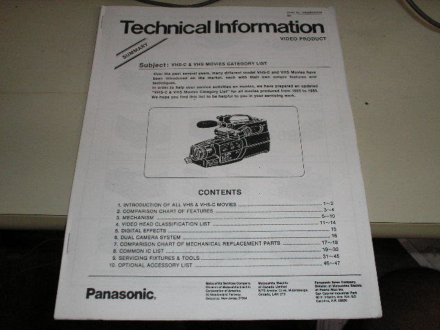 VHS VHS-C Camcorder Reference Manual