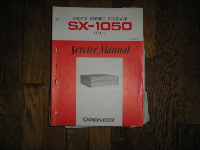 SX-1050 Receiver Service Manual     105 pages  with large foldout schematic...  ART-154