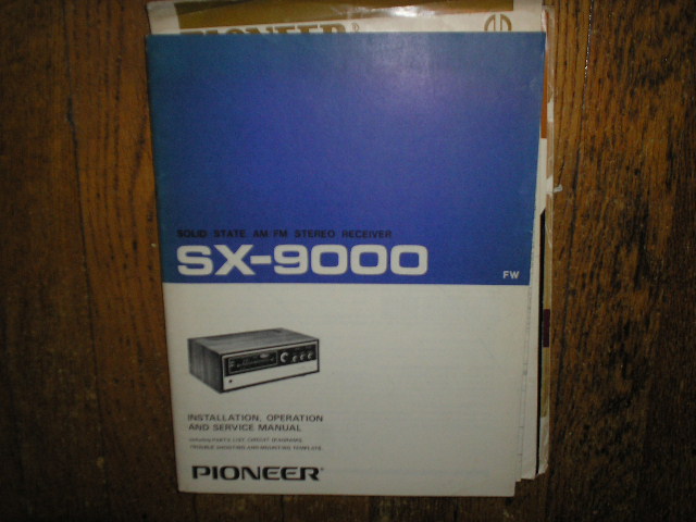 SX-9000 FW Receiver Service Manual