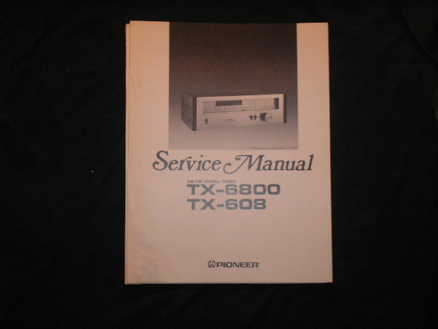 TX-6800 TX-608 Tuner Service Manual