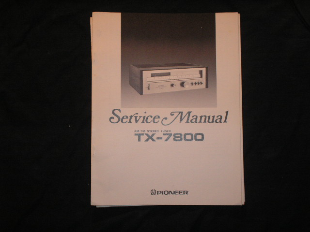 TX-7800 Tuner Service Manual