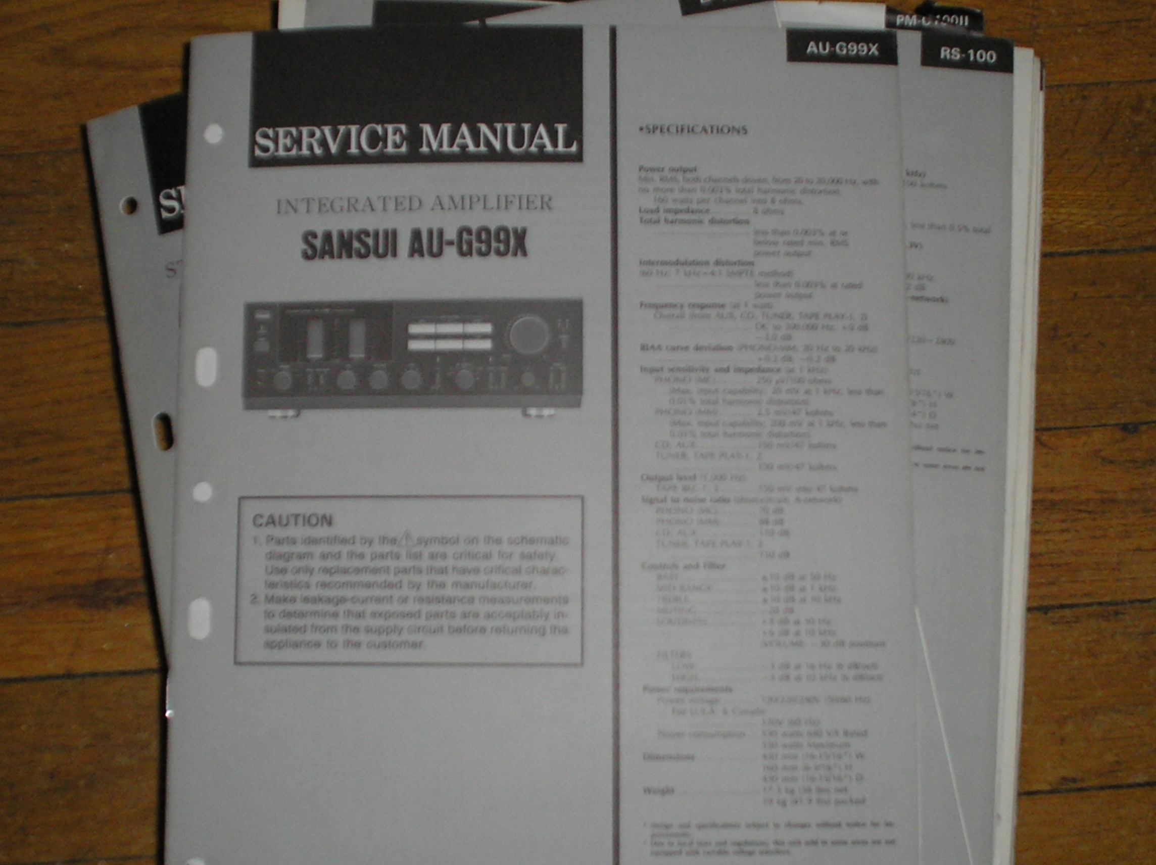 AU-G99X Amplifier Service Manual
