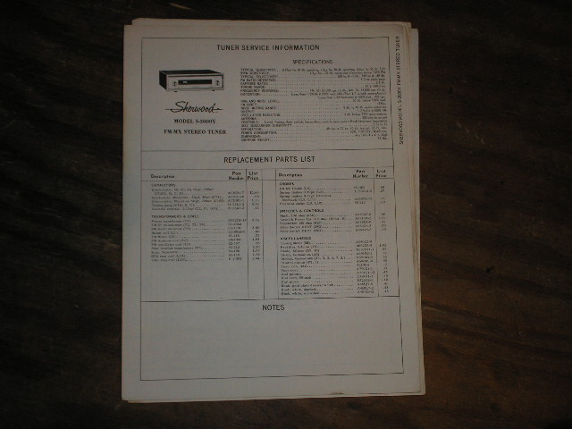 S-3000 V Tuner Service Manual 3 Serial no. 346827 to 348326